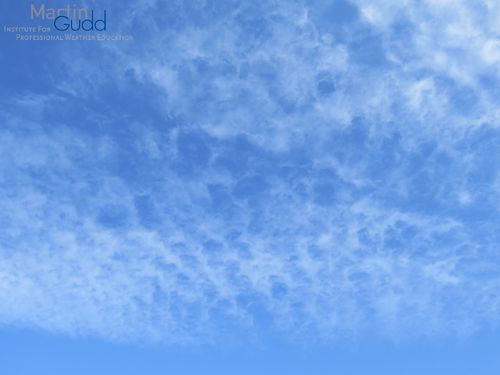 Altocumulus lacunosus undulatus